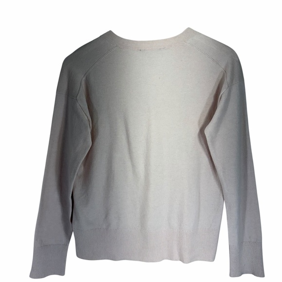 DENVER HAYES Light peach nude V-Neck Women's Sweater size small - Picture 3 of 14